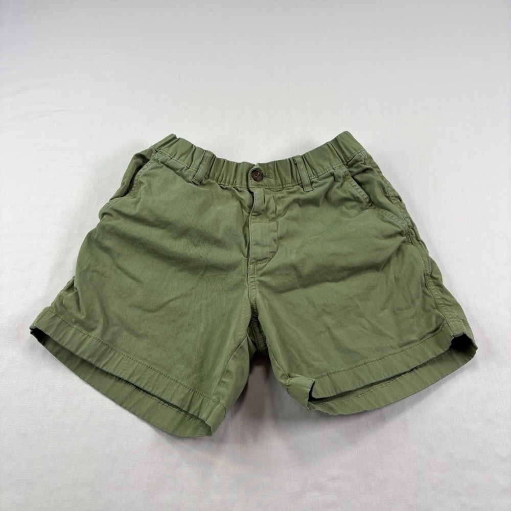 Bear Bottom Shorts Mens Small Green Stretch Preppy Casual Chino Above Knee